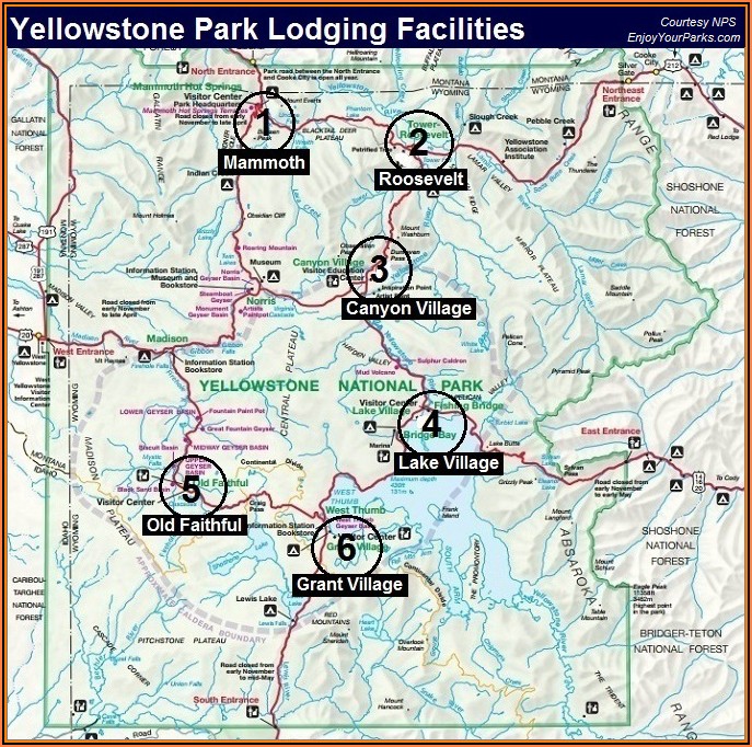 Yellowstone Park Hotels Map - map : Resume Examples #EZVg0BE2Jk
