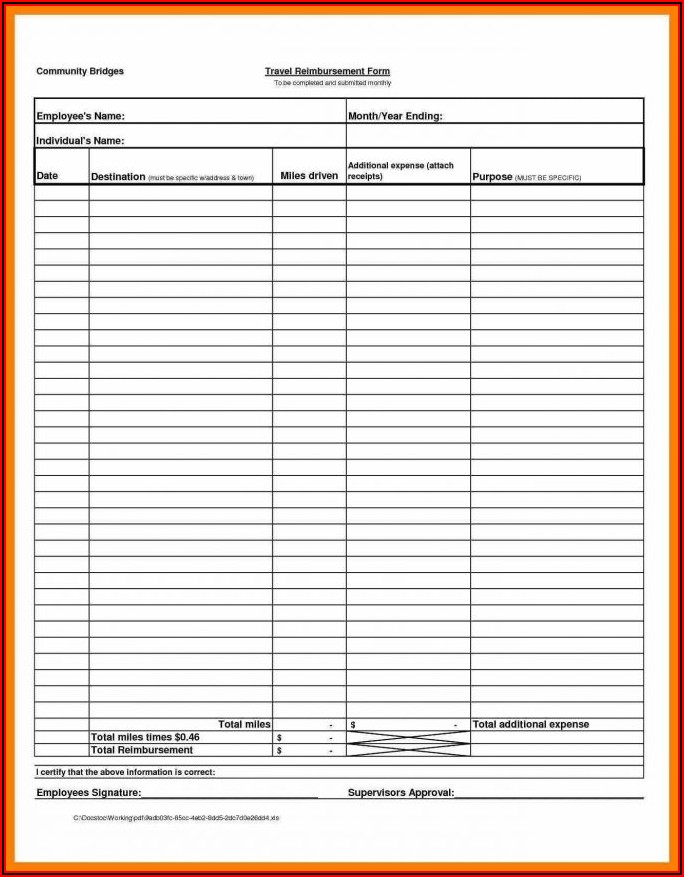 Expense Report Spreadsheet Template Template 2 Resume Examples 