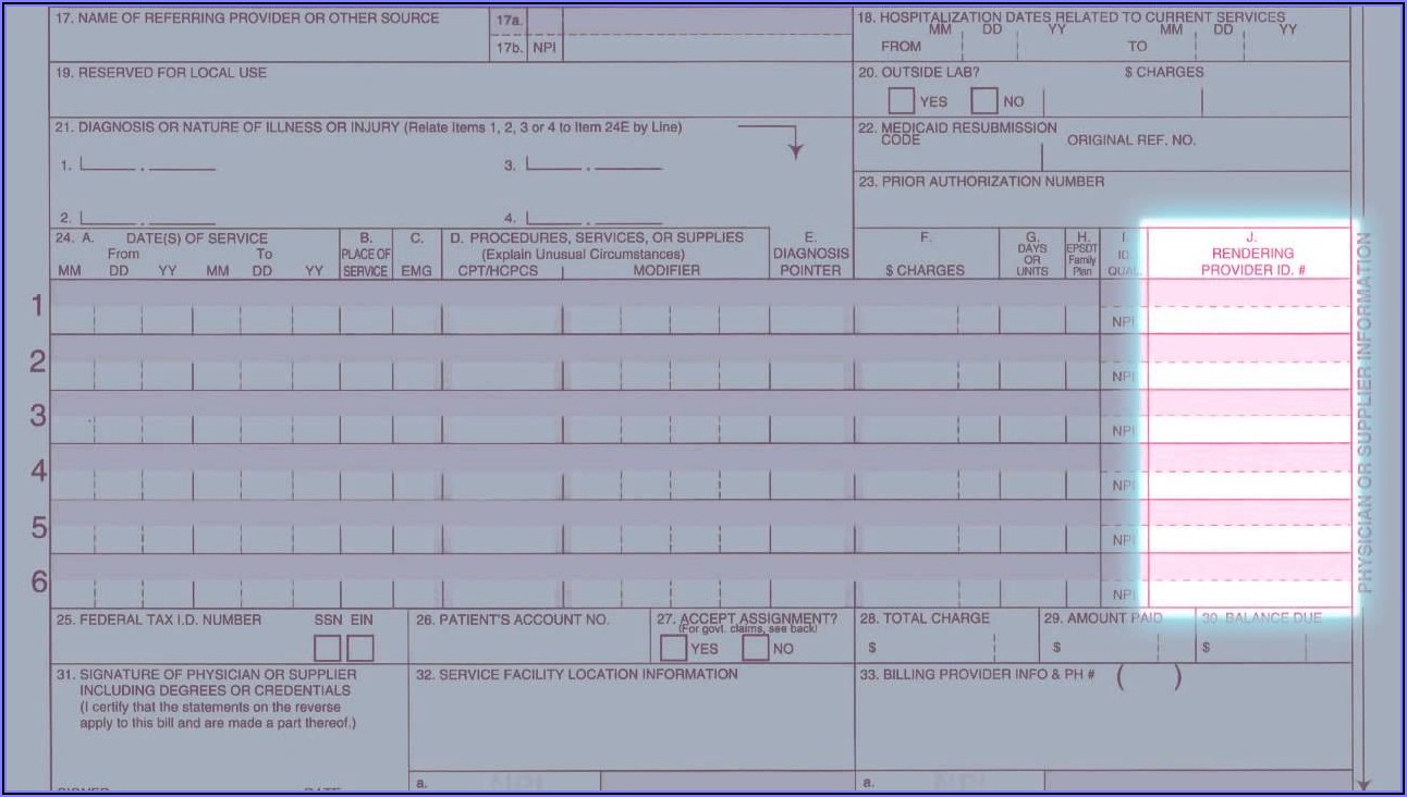 Cms 1500 Form Medicare Form Resume Examples e79QlxB2kQ