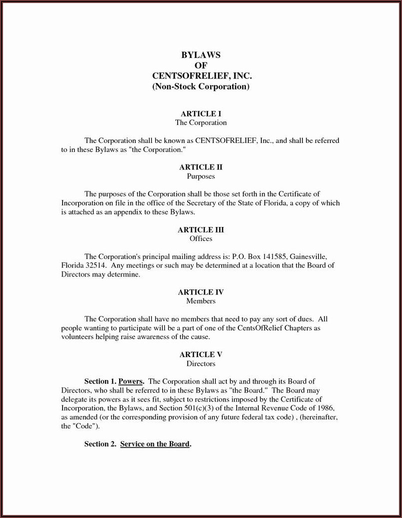 California Nonprofit Articles Of Incorporation Template Template 1 Resume Examples 7NYA5r6Ypv