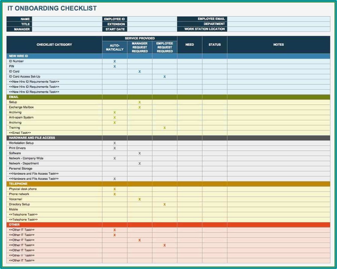 Onboarding Sheet