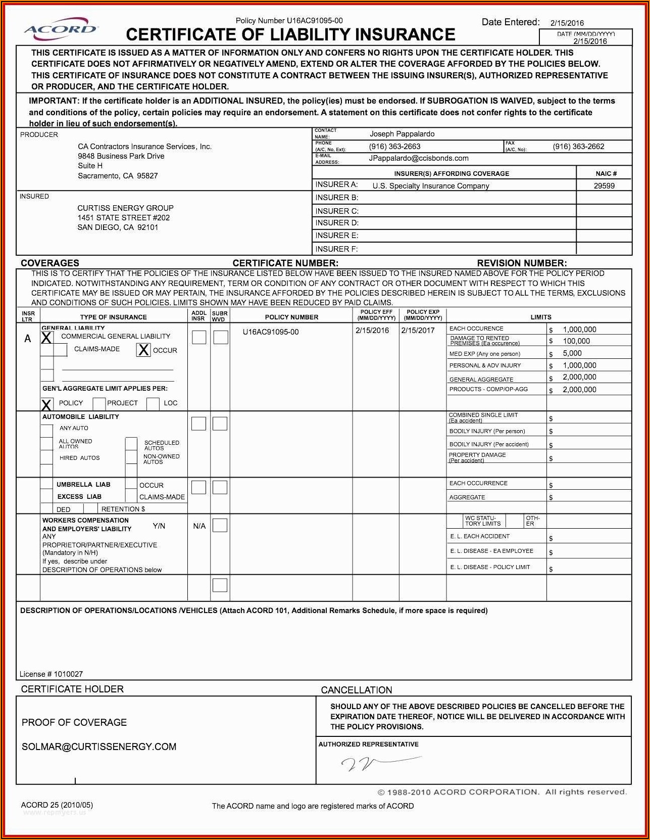 Acord 25 Forms Instruction Guide Form Resume Examples yKVBGol2MB