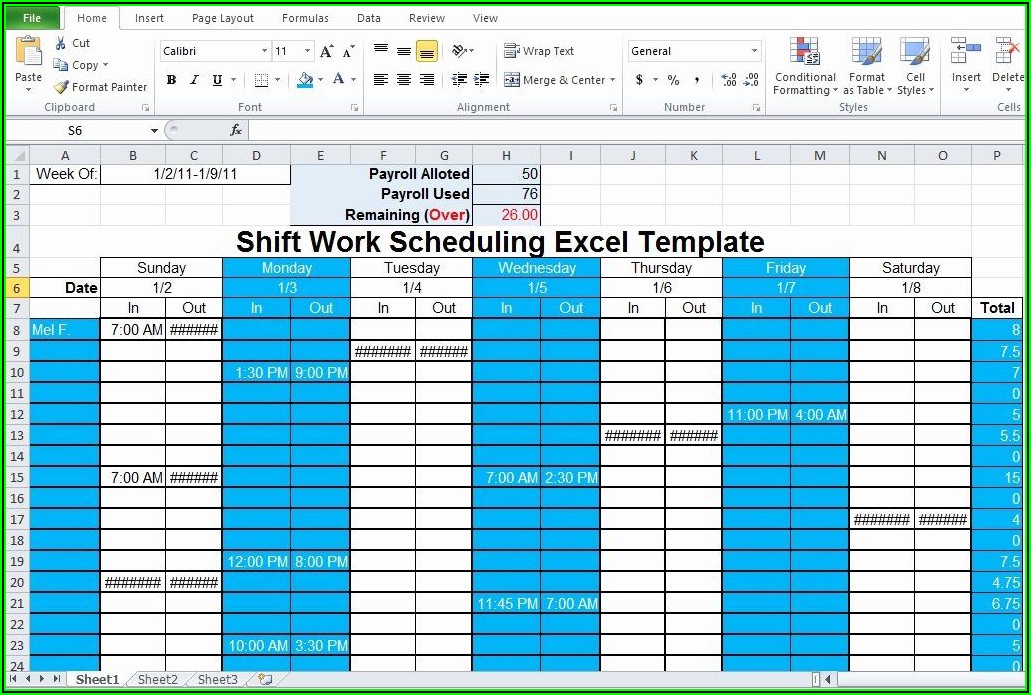 247 10 Hour Shift Schedule Examples Template 1 Resume Examples 