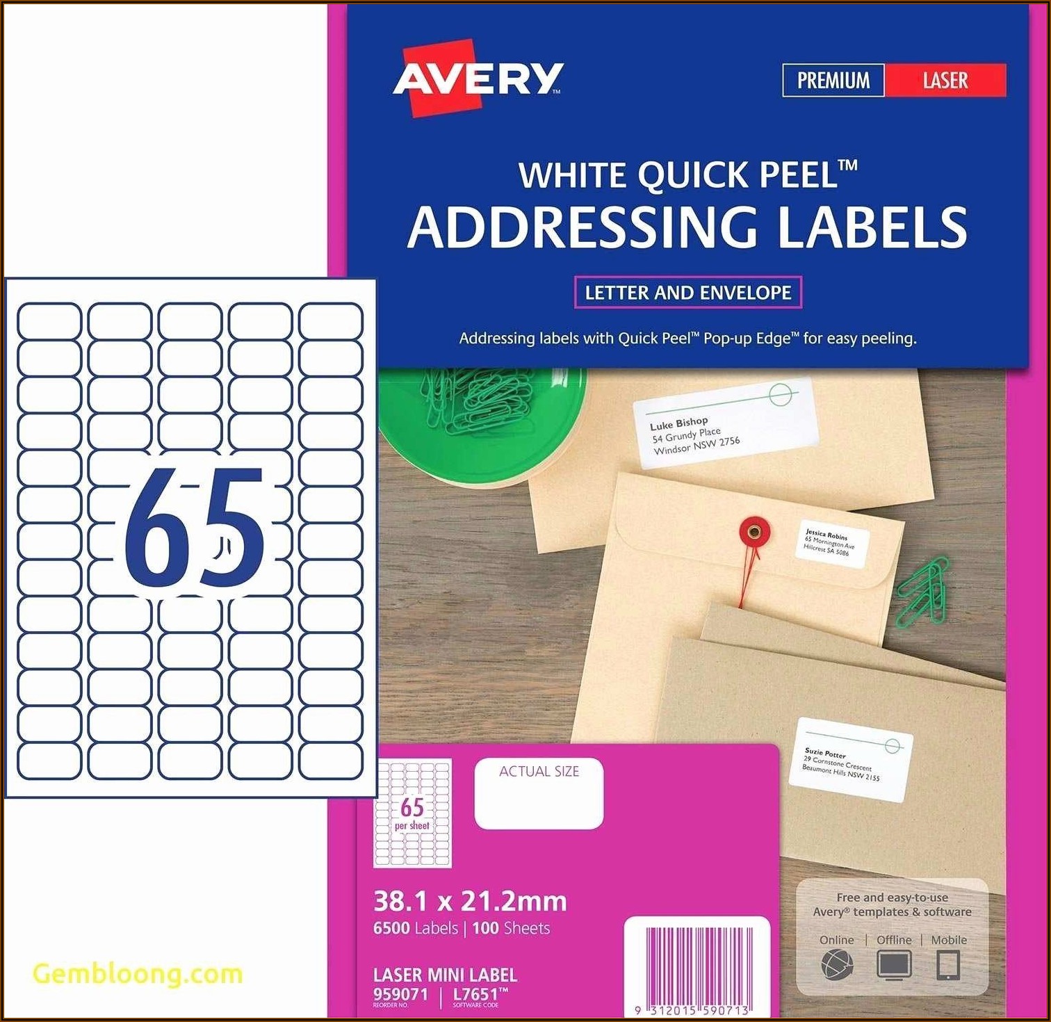 Office Depot Address Label Template