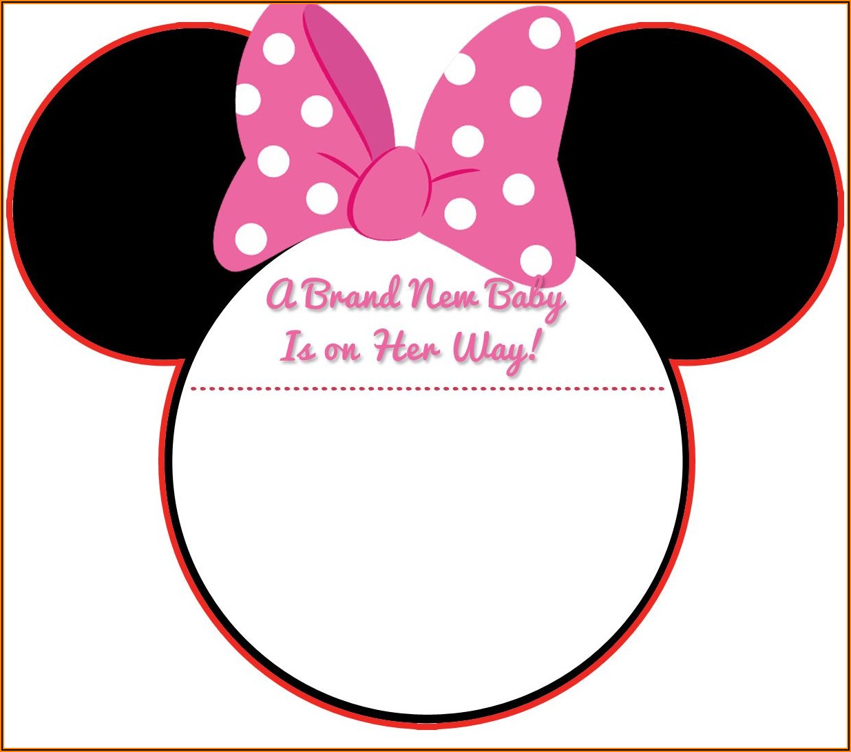 Free Mickey Mouse Baby Shower Invitation Templates Template 1 