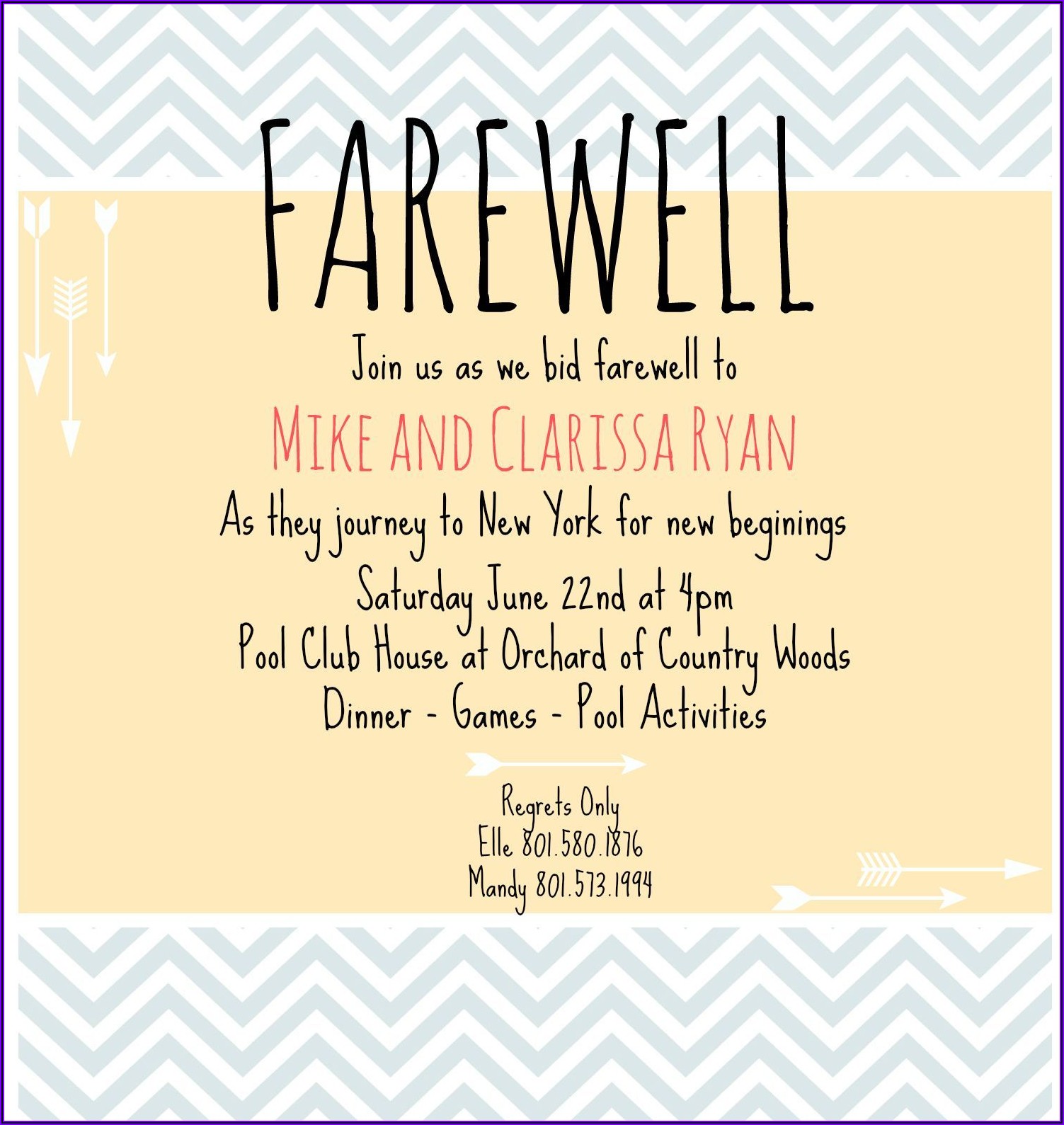 Farewell Lunch Invitation Wording Invitations Resume Examples 