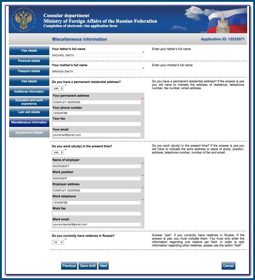 Sample Indian Visa Application Form For Us Citizen Form Resume 