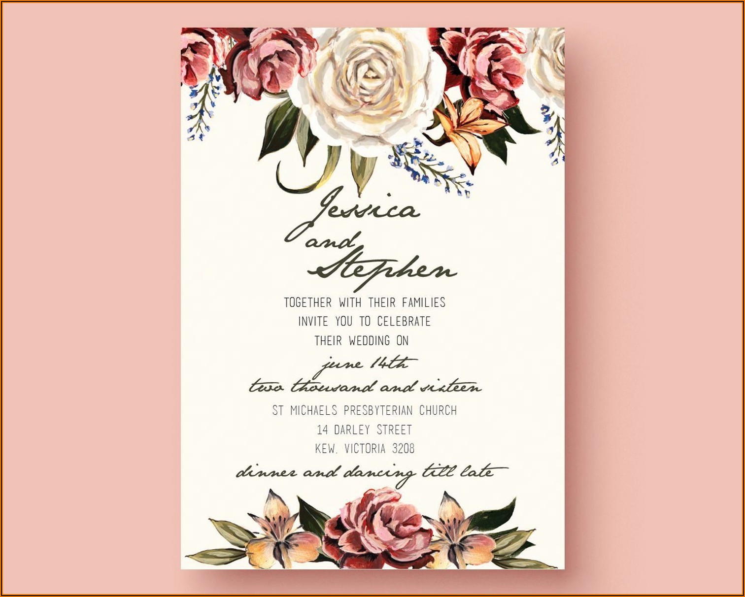 Muslim Wedding Invitation Ppt Templates Free Download Template 2 