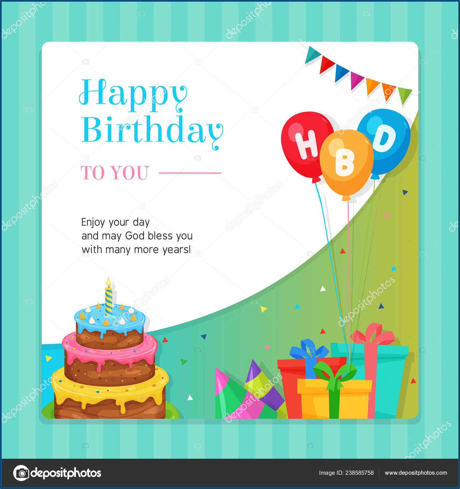 Birthday Invitation Card Design Vector Free Download - Invitations ...